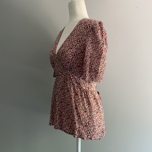 NWOT Tory Burch Silk/Cotton Crinkle Gauze Blouse - Picture 13 of 16